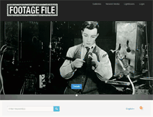 Tablet Screenshot of footagefile.net